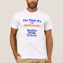 Pensioenuitkering T-Shirt de drie R's van pensione