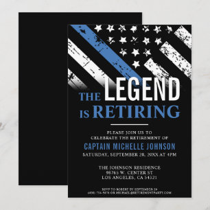 Pensioenuitkering van politie in blauwe lijn Vlagp Kaart