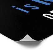 Pensioenuitkering van politie Thin Blue Line Ameri Poster (Hoek)