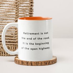 Pension grappige en inspirerende quotes mok