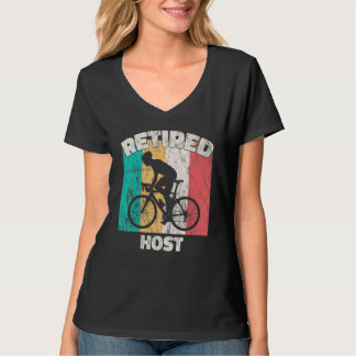 Pensionering Gepensioneerde presentator T-shirt