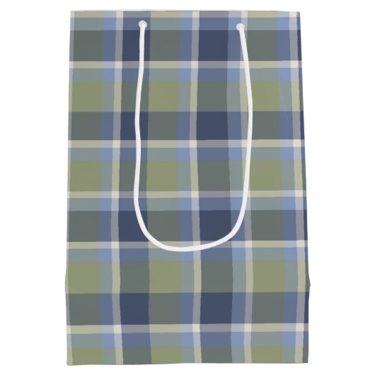 Pensionering Heling Zeilboot op Plaid Medium Cadeauzakje (Achterkant)