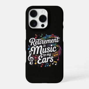 Pensionering Is Muziek Voor Mijn Oren iPhone 16 Pro Hoesje
