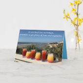 Pensionering Kaart (Gele Bloem)