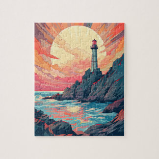 Pensionering, Ontspannen bij het strand Jigsaw Puz Legpuzzel