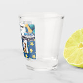 Pensionering politie shot glas (Rechts)