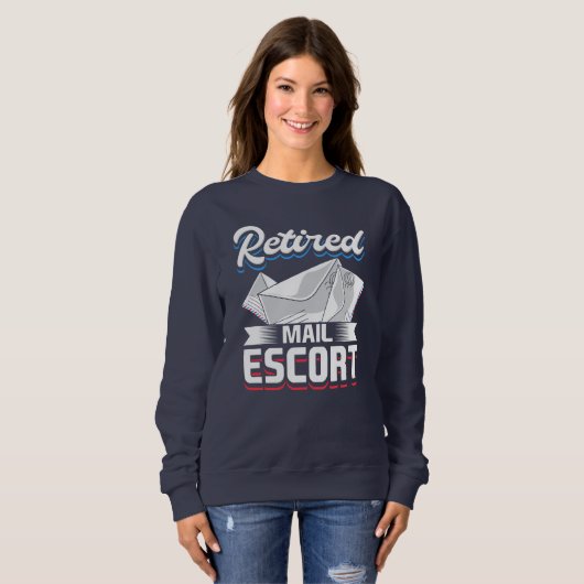 Pensionering postpersoneel Funny Remoe Mailman Trui (Voorkant volledig)