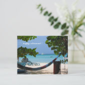 pensionering van relaxin briefkaart (Staand voorkant)