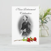 Pensionering verpleeghuis-Florence Nightingale Kaart (Staand voorkant)