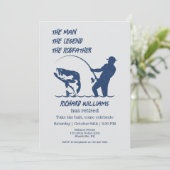 Pensionering Vist de Rodfather Big Fish Kaart (Staand voorkant)