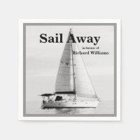 Pensionering zeilen Sail Away Zeilboot formeel