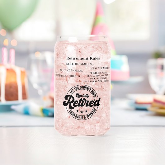 pensioneringsblik glas (Insitu (Verjaardag))