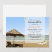 Pensioneringspartij voor bestrating Plumeria Beach Kaart (Voorkant / Achterkant)