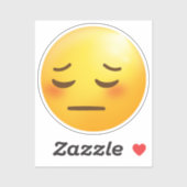 Pensive Face Emoji Sticker (Vel)