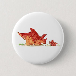 Pentaceratops en Speelgoed Ronde Button 5,7 Cm