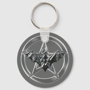 Pentacle Bat Sleutelhanger