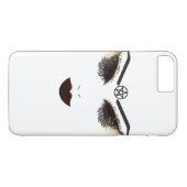 Pentacle Beauty Face Lashes & Dark Lips Makeup Case-Mate iPhone Case (Achterkant (Horizontaal))