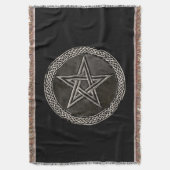 Pentacle Celtic Circle Deken (Voorkant Verticaal)