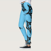 Pentacle design leggings (Gauche)