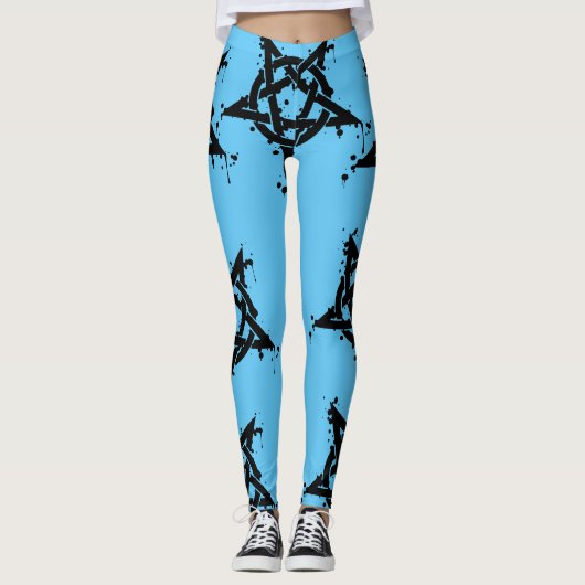 Pentacle design leggings (Devant)