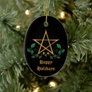Pentacle Keramisch Ornament