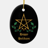 Pentacle Keramisch Ornament (Voorkant)