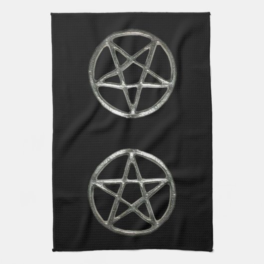 Pentacle keukenhanddoek (Verticaal)