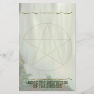 Pentacle, onder bescherming van de godin briefpapier