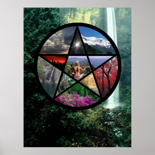 Pentacle Poster Klein (Voorkant)