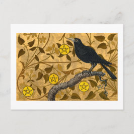 Pentacle Raven Briefkaart