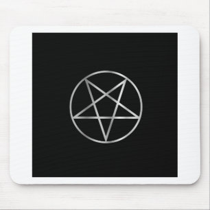 Pentacle - Religieus symbool voor satanisme Muismat