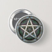 Pentacle Ronde Button 5,7 Cm (Voorkant /achterkant)