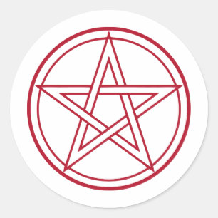 Pentacle Ronde Sticker