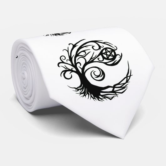 Pentacle Tree-Stropdas Stropdas (Opgerold)