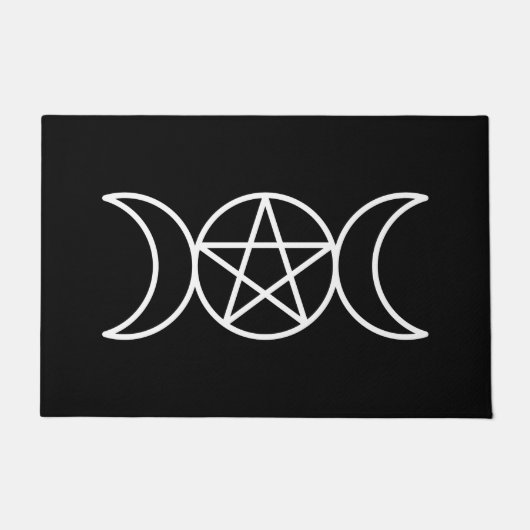 Pentacle Triple Moon Godin Deurmat (Voorkant)