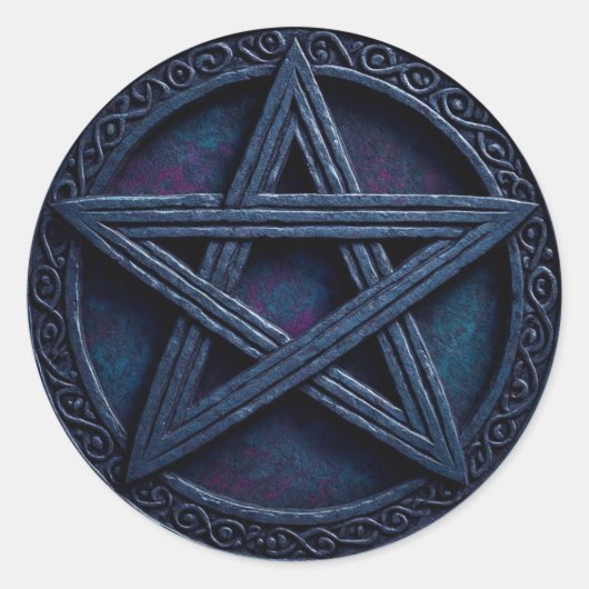 Pentacles4Pagans Ronde Sticker (Voorkant)