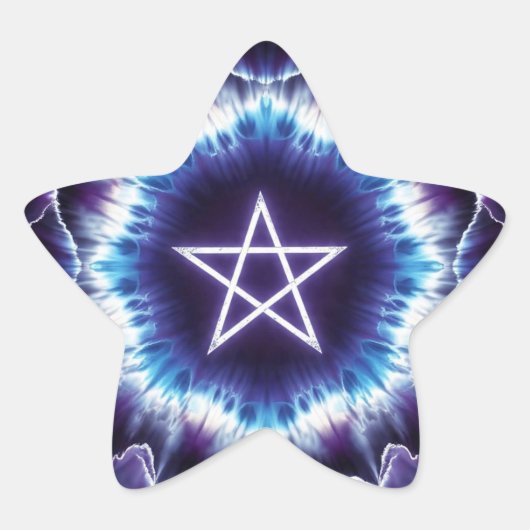 Pentacles4Pagans Ster Sticker (Voorkant)