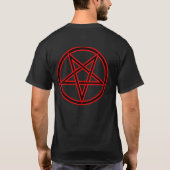 Pentagram 2-zijdig t-shirt (Achterkant)