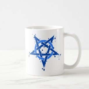 Pentagram Blue Koffiemok