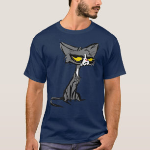 Pentagram Cat Witchcraft Kitten T-shirt Satanic Ca