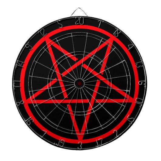 Pentagram Dartboard Dartbord (Voorkant)