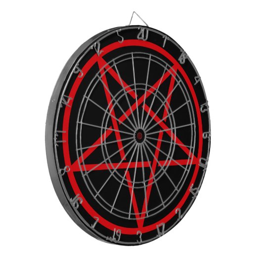 Pentagram Dartboard Dartbord (Voorkant Links)