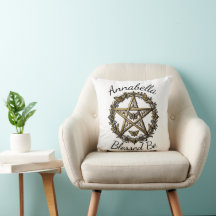 Pentagram en Mothe Toverachtige Kunst Aangepaste N