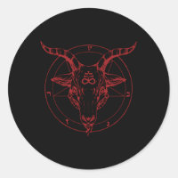 Pentagram Geitenhoofd Baphomet Satanic Witchcraft