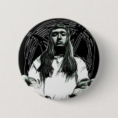 Pentagram Jesus Button (Voorkant)