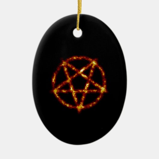 pentagram keramisch ornament (Voorkant)