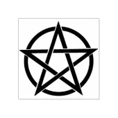 pentagram kunststempel 	rubberstempel (Afrduk)