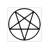 pentagram kunststempel 	rubberstempel (Afrduk)