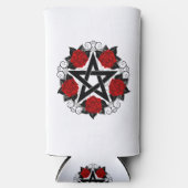 Pentagram met rode rozen (Voorkant)