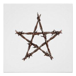 Pentagram of Thorns Perfect Poster